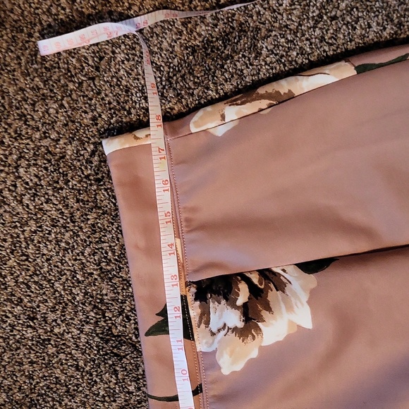 EUC Haute Monde Pink/Brown/Green Floral Skirt size 2XL - Picture 5 of 7